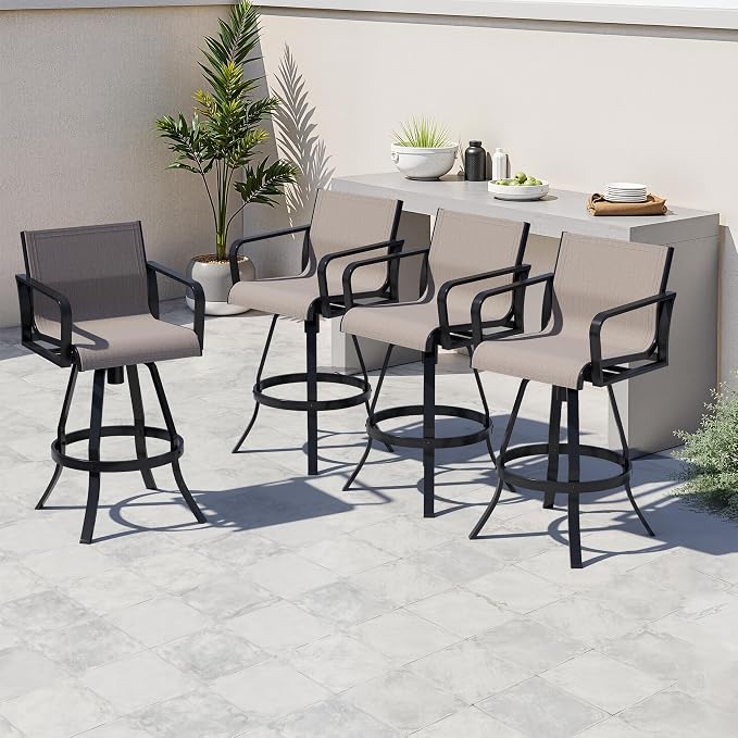 Crestlive Products Outdoor Swivel Bar Stools - Image 9