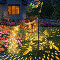 Solar Powered Dragonfly Watering Can Lights Waterproof Outdoor Garden Decor by YJFWAL
