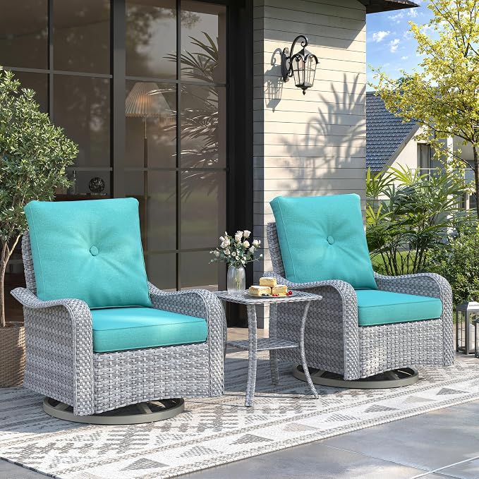 2-Seat Modern Patio Furniture Set - Image 5