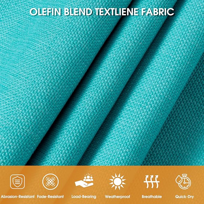 Lazy Daze Hammocks 11 FT Double Outside Hammock Quick Dry Olefin Fabric Hammock - Image 2