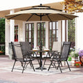 PHI VILLA Outdoor Patio Dining Set by PHIVILLAThepioneerofcomfortablehouseholdsupplies