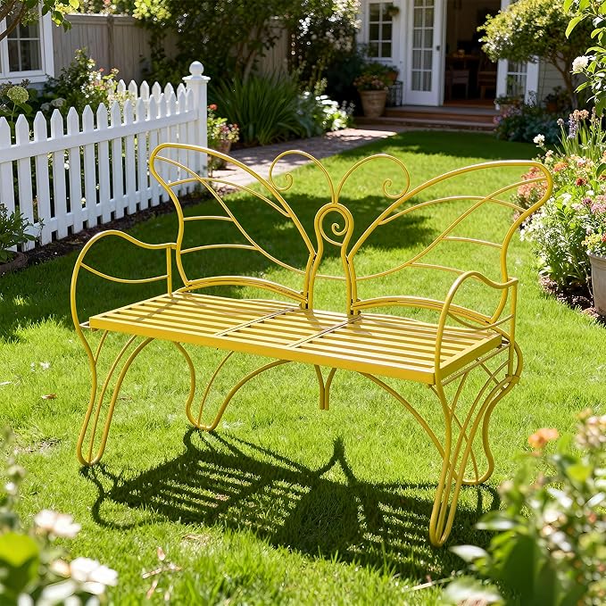 Outdoor Bench Patio Outdoor Garden Bench by Boweniog