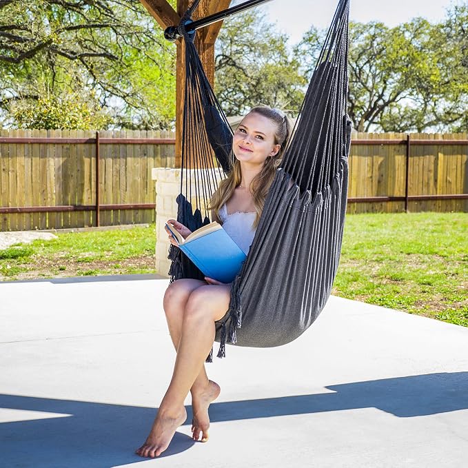 SUNCREAT Hammock Chairs Hammock Chair Swing - Image 2