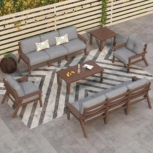 10 Piece Outdoor Patio Furniture Set, Outdoor Couch by PatioKingdom