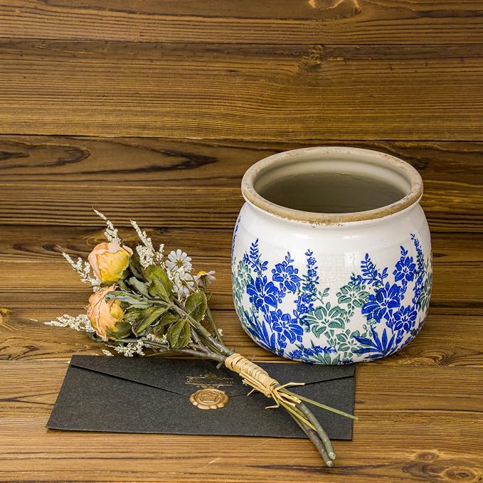Flower Pot, Vintage Ceramic Pot - Image 5