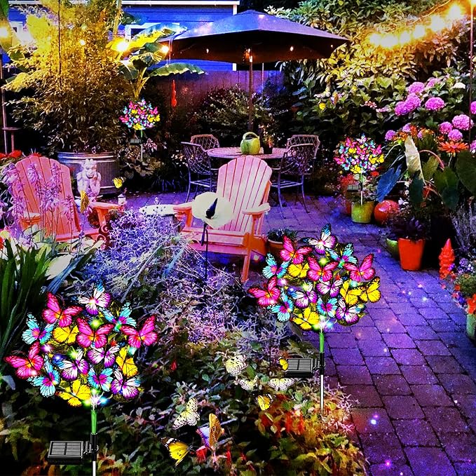 Solar Garden Lights Solar Lights Outdoor Waterproof Solar Lights 6 Pack - Image 7