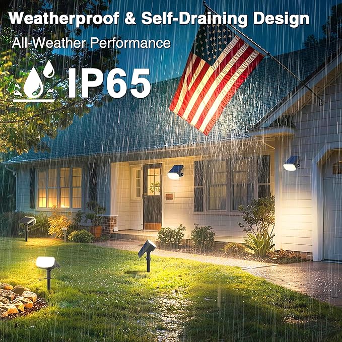 Solar Lights Outdoor Waterproof IP65, Super Bright LED - Image 5