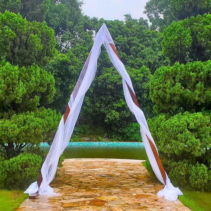 7.87FT Wooden Wedding Arch, Wood Arch - Image 6