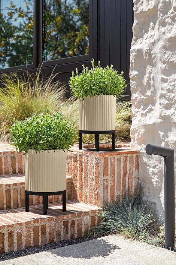 Veradek Demi Series Round Planter w/Stand - Image 7