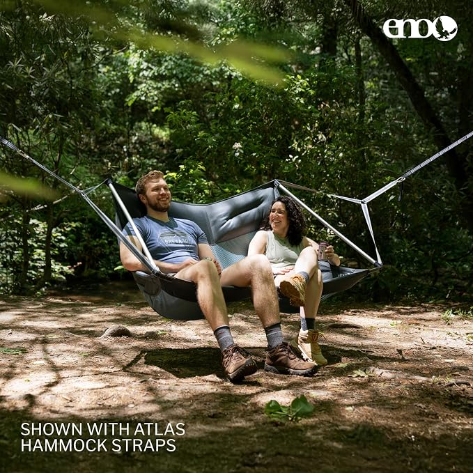 ENO DoubleLoft Hammock Chair Atlantic Blue - Image 7
