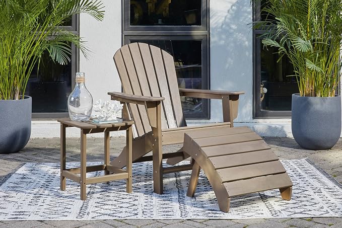 Signature Design by Ashley Sundown Treasure Outdoor Patio HDPE Adirondack Chair - Image 16