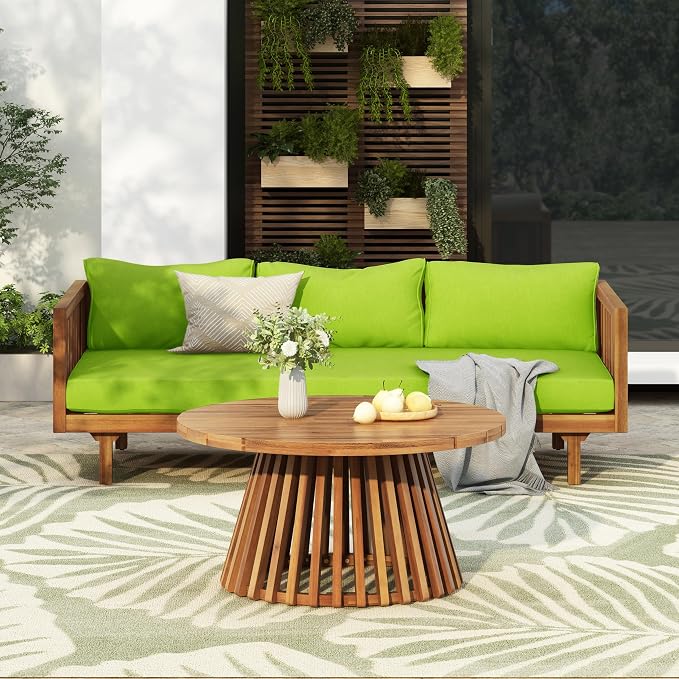 Christopher Knight Home Claremont Patio Sofa and Coffee Table Set, 2 Piece - Image 6