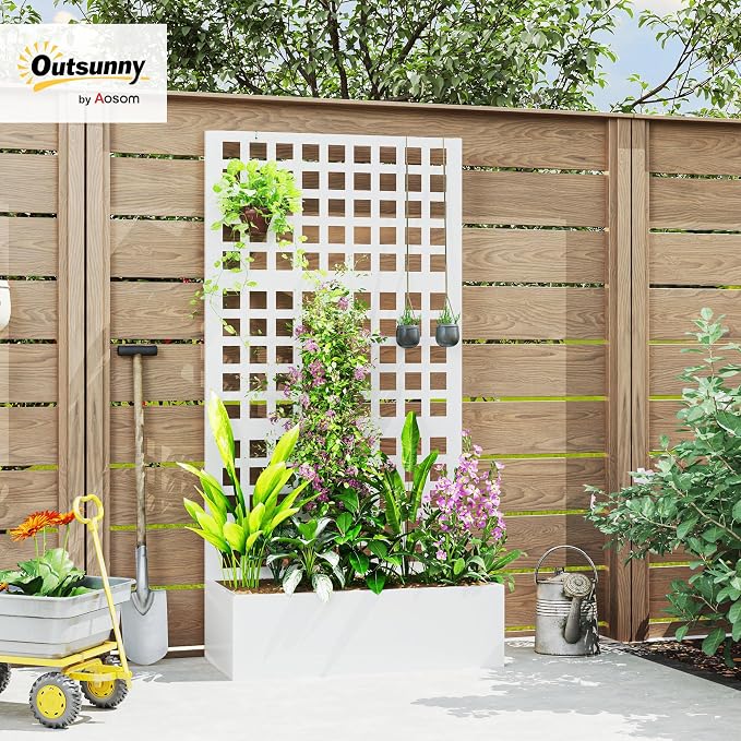 Outsunny Galvanized Raised Garden Bed - Image 2