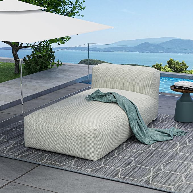 Outdoor Bean Bag Lounger Chair, Big Comfy Outdoor Daybed - Image 4