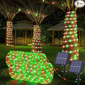 Solar Rope Lights, 2 Packs Total 132ft 400LED Solar String Lights, 8 Modes by Jnaurb