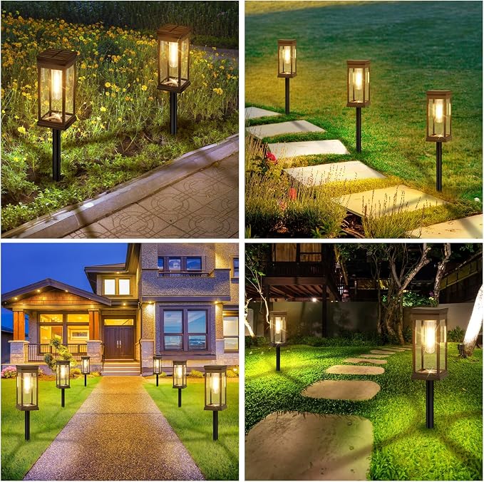 BesLowe Upgraded Solar Pathway Lights Outdoor, Super Bright Outside Lights - Image 7