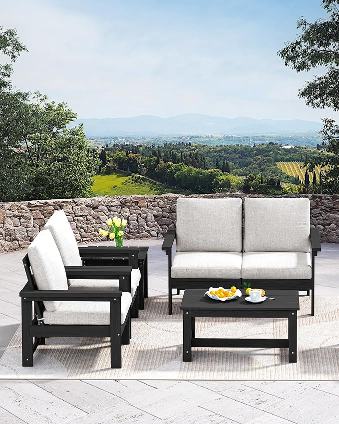 SERWALL HDPE Patio Coffee Table - Image 2