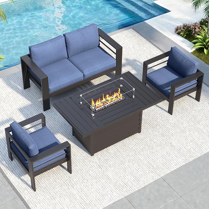 Solaste Aluminum Patio Furniture Set - Image 2