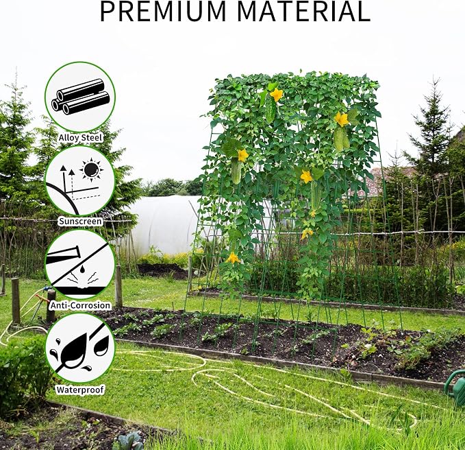 Cucumber Trellis 2 Pack, Twist Ties - Image 2