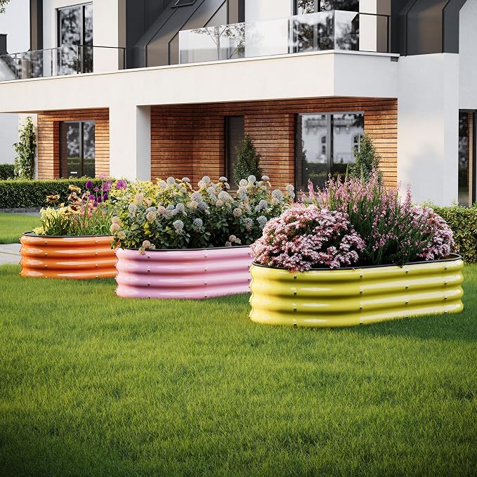 Galvanized Metal Planter Raised Garden Bed Kit - Image 7