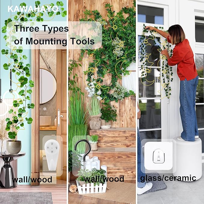 20 Pcs Plant Trellis for Climbing Plants, Chain Trellis, Garden Plant Wall - Image 5