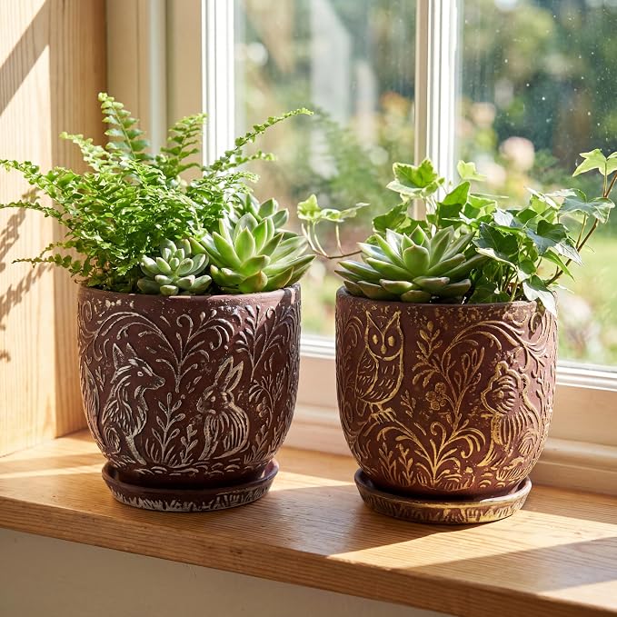 Decorative Ceramic Planter Pot - Image 3