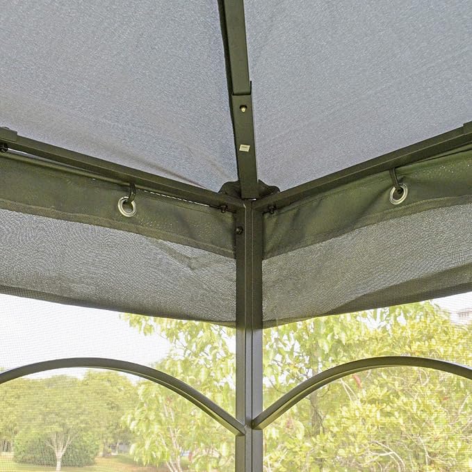 Outsunny 10' x 10' Patio Gazebo - Image 9