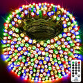 KNONEW 403FT 1000 LED Christmas Lights Outdoor String Lights 8 Modes & Timer by KNONEW