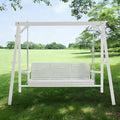 Finnhomy Heavy Duty 880 LBS Wooden Porch Swing Frame, Wooden Patio Swing Chair by Finnhomy
