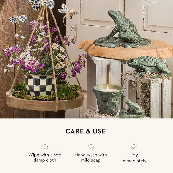 MACKENZIE-CHILDS Flowerpot, Decorative Garden Pot - Image 5