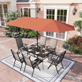 PHI VILLA 7 Piece Outdoor Dining Set by PHIVILLAThepioneerofcomfortablehouseholdsupplies