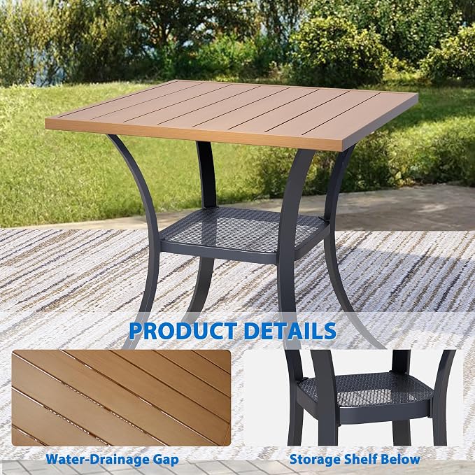 27.5'' Outdoor Patio Table - Image 3
