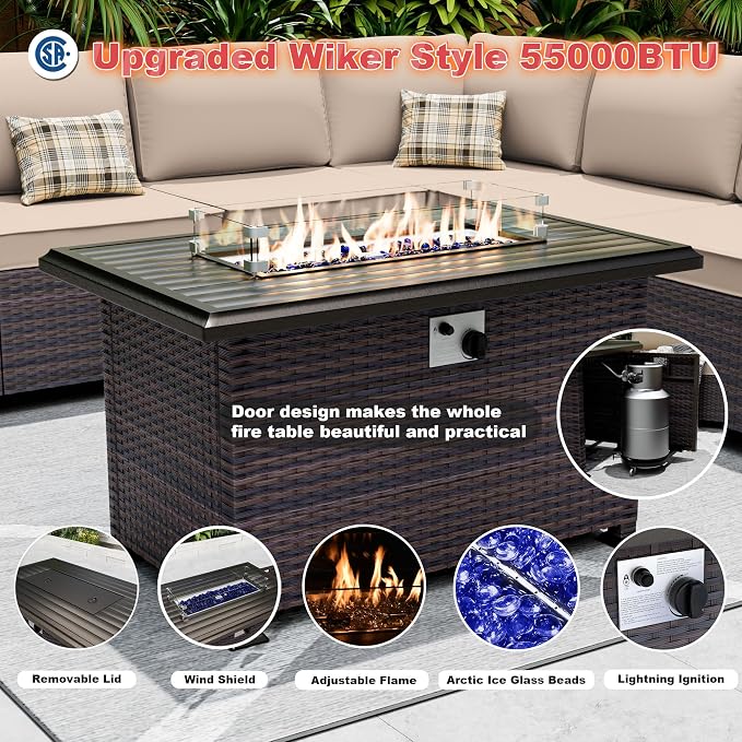 10 Pieces Patio Furniture Set - Image 3