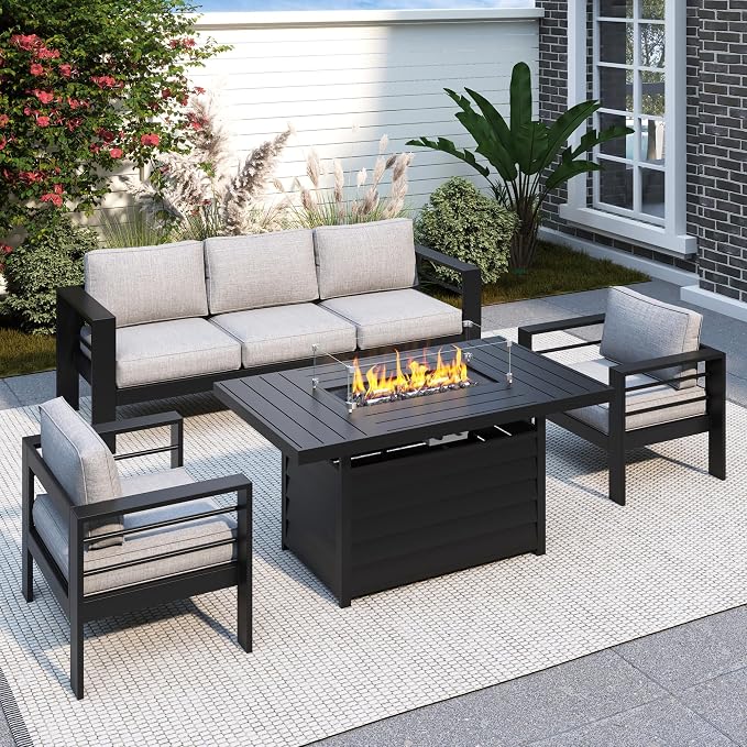 Solaste Aluminum Patio Furniture Set by Solaste