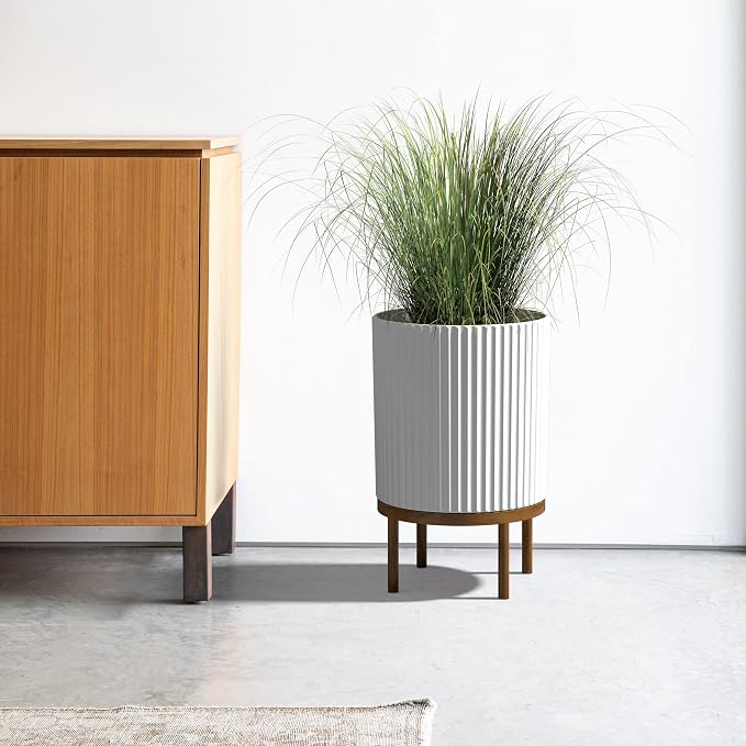 Veradek Demi Series Round Planter w/Stand - Image 3