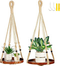 2 Pack Macrame Plant Hanger | Plant Hanger Indoor, Hanging Planter Shelf | by Shineloha