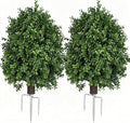 QIANYUN Boxwood Topiary Bush – Artificial Shrubs by QIANYUN
