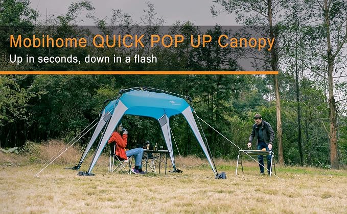 Sunwall for Pop Up Canopy Instant Shade Tent 8.2' X 8.2', Detachable Flap Sun - Image 6