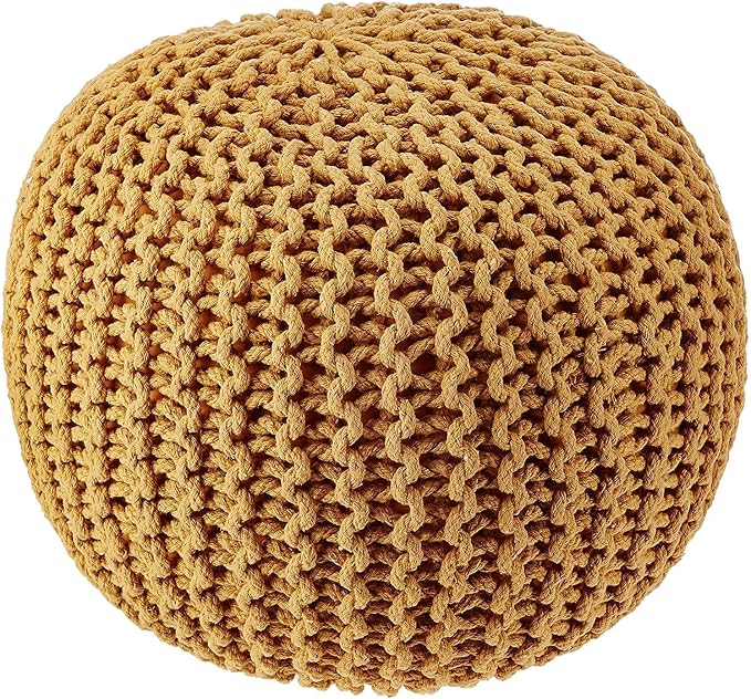 REDEARTH · Round Pouf Foot Stool Bean Bag Ottoman - Image 4
