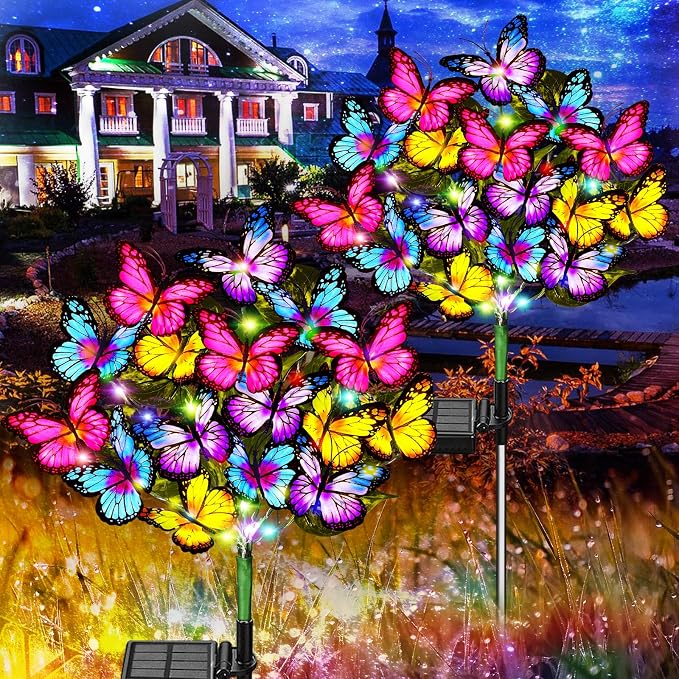 Solar Garden Lights Outdoor Waterproof Solar Lights 2 Pack - Image 8