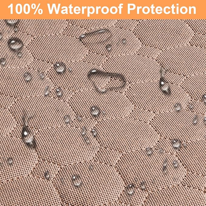 Mancro Back Seat Pet Cover for Dogs, 2025 Upgraded 600D Heavy Duty Waterproof & - Image 3