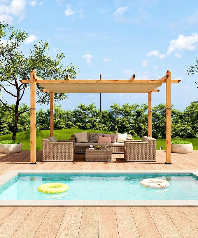 10 x 13 ft Aluminum Pergola - Image 3