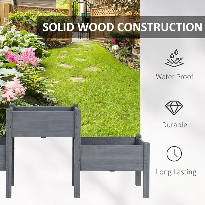 Outsunny Raised Garden Bed - Image 4