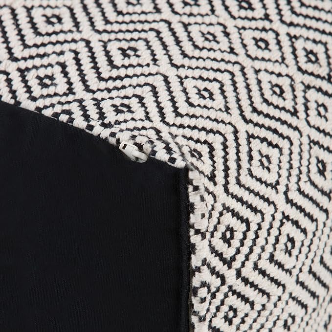 SIMPLIHOME Brynn Square Pouf - Image 6