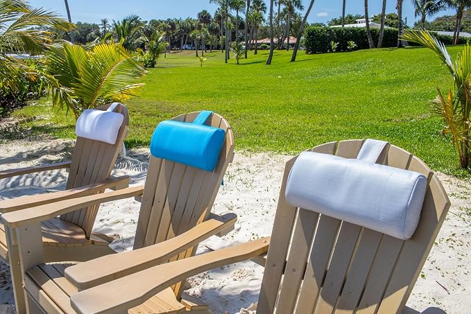 Headrest pillow for patio chaise lounge, in pool lounger on ledge - Image 7