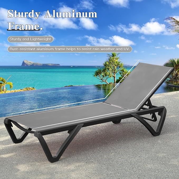 Domi Pool Lounge Chairs Set of 2 - Image 4