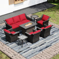Joyside Wicker Patio Furniture Sets, 8 Pieces Upgraded Large Size Outdoor by Joyside
