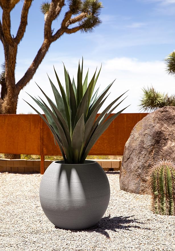 Veradek Strata Series Sphere Round Planter - Image 4
