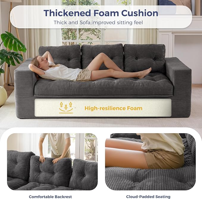 MAXYOYO 79" Loveseat Sofa Couch - Image 4
