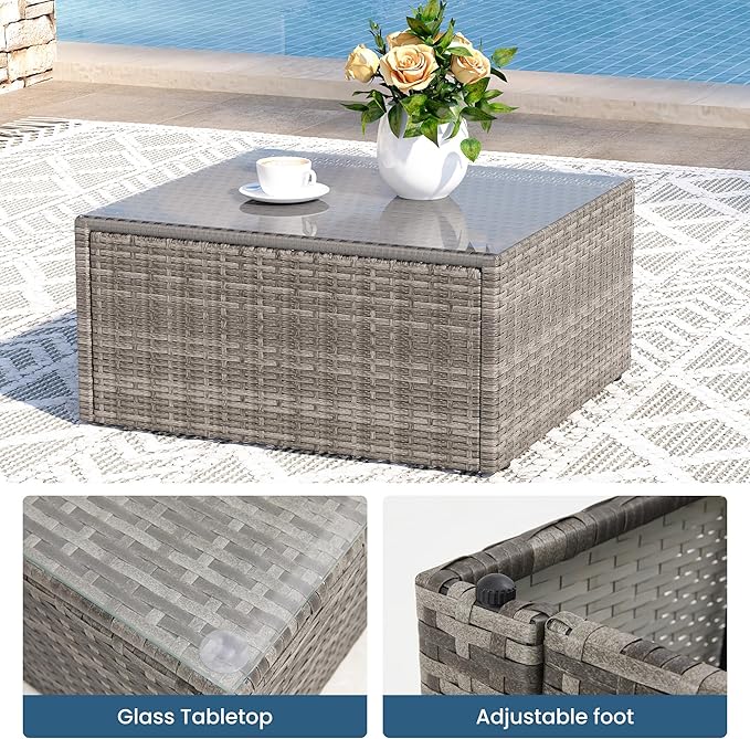 Wisteria Lane 8 Pieces Outdoor Patio Furniture Set - Image 7